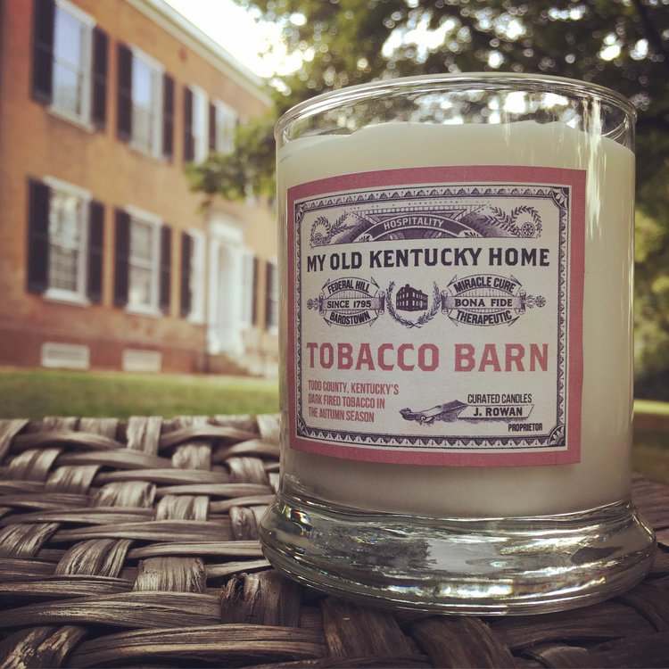 Tobacco Barn 18oz Crackling Wick Candle Double Wood Wick